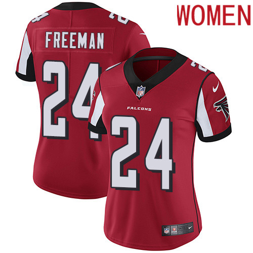 2019 Women Atlanta Falcons #24 Freeman red Nike Vapor Untouchable Limited NFL Jersey